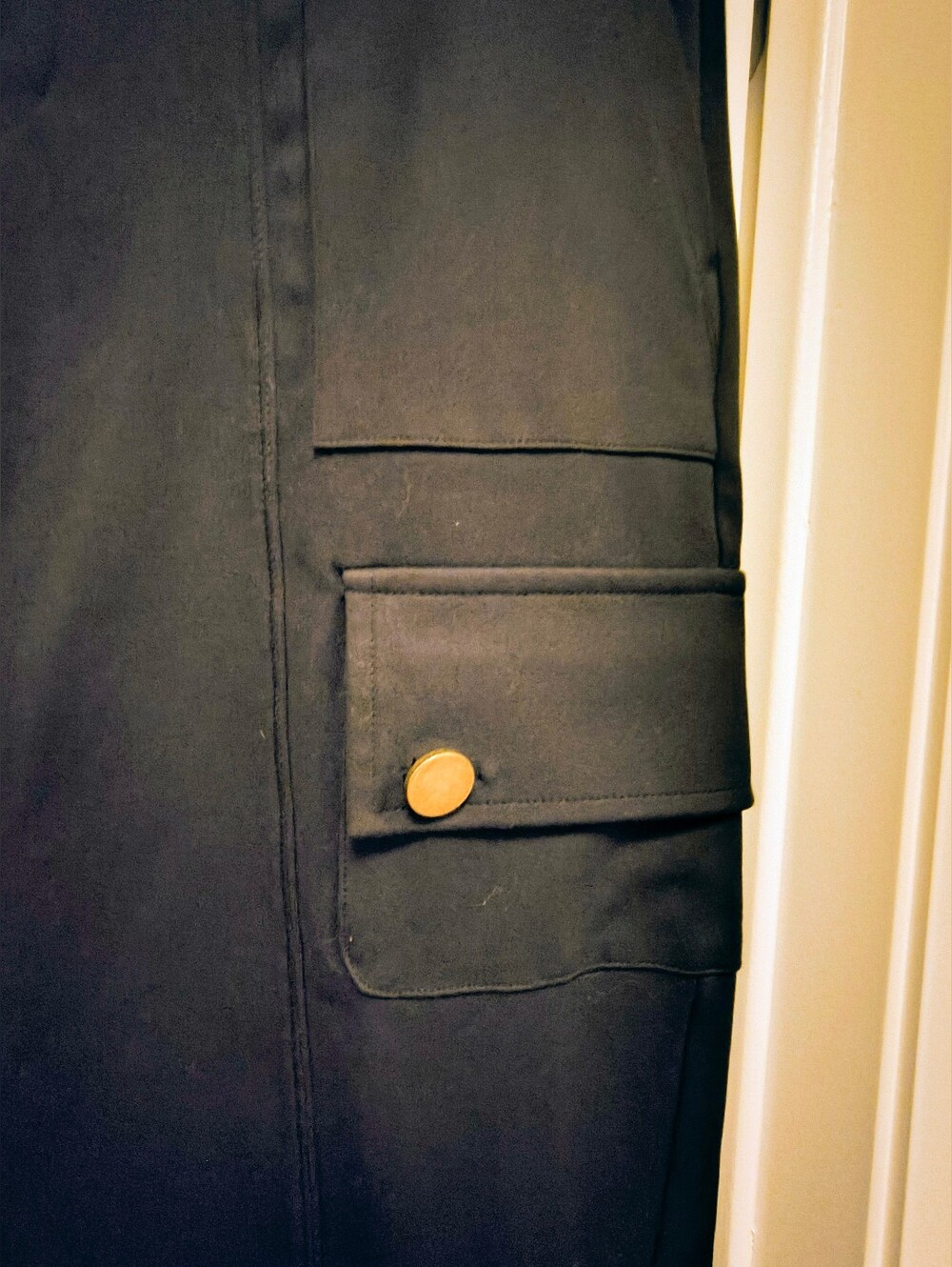 NWOT Halara DayStretch High Waisted Zipper Pockets Solid Skinny Cargo Pants -Med - Picture 3 of 8